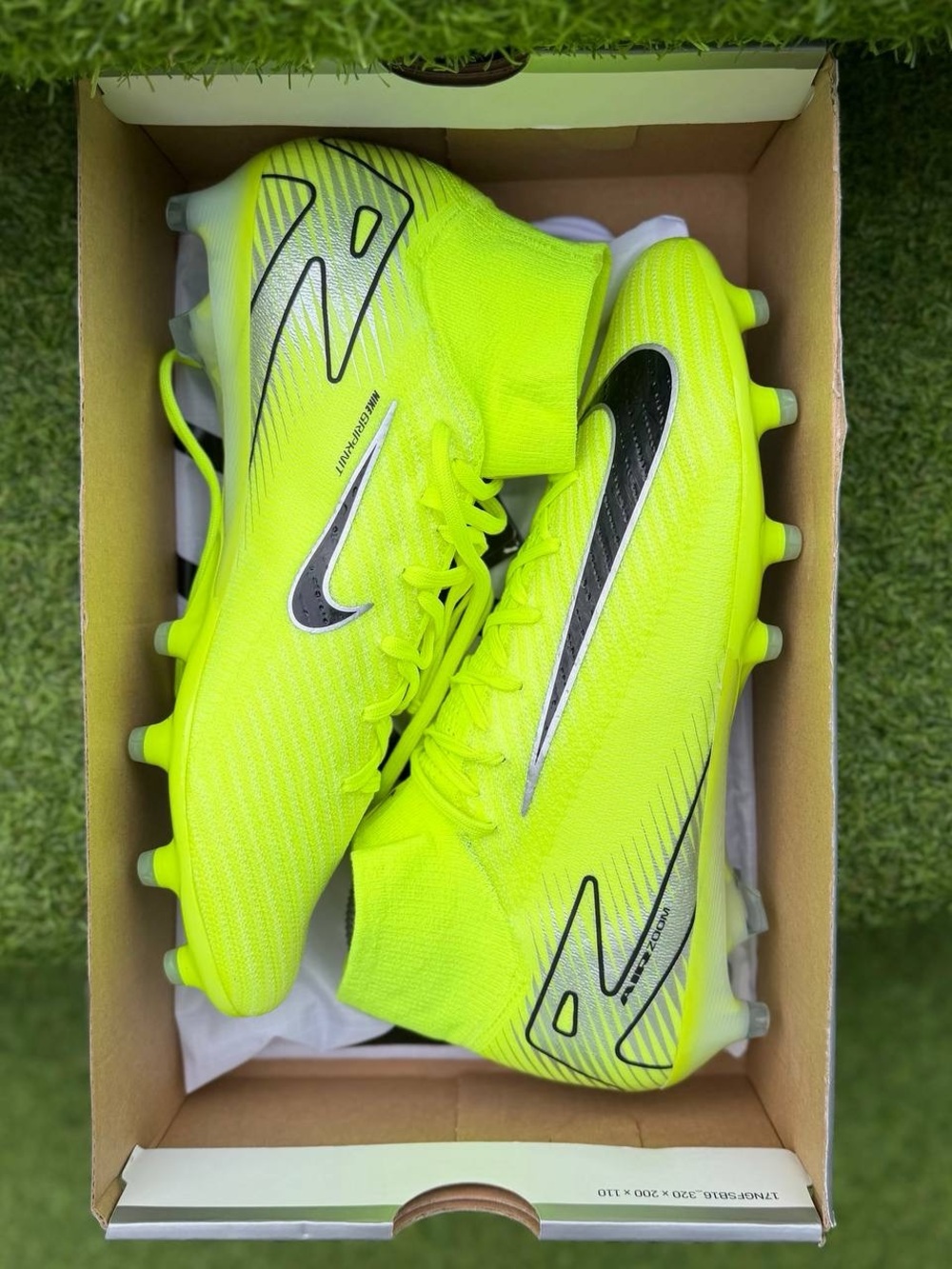 Nike Mercurial Superfly 10 Elite AG “Volt Black” Men’s Soccer Shoes